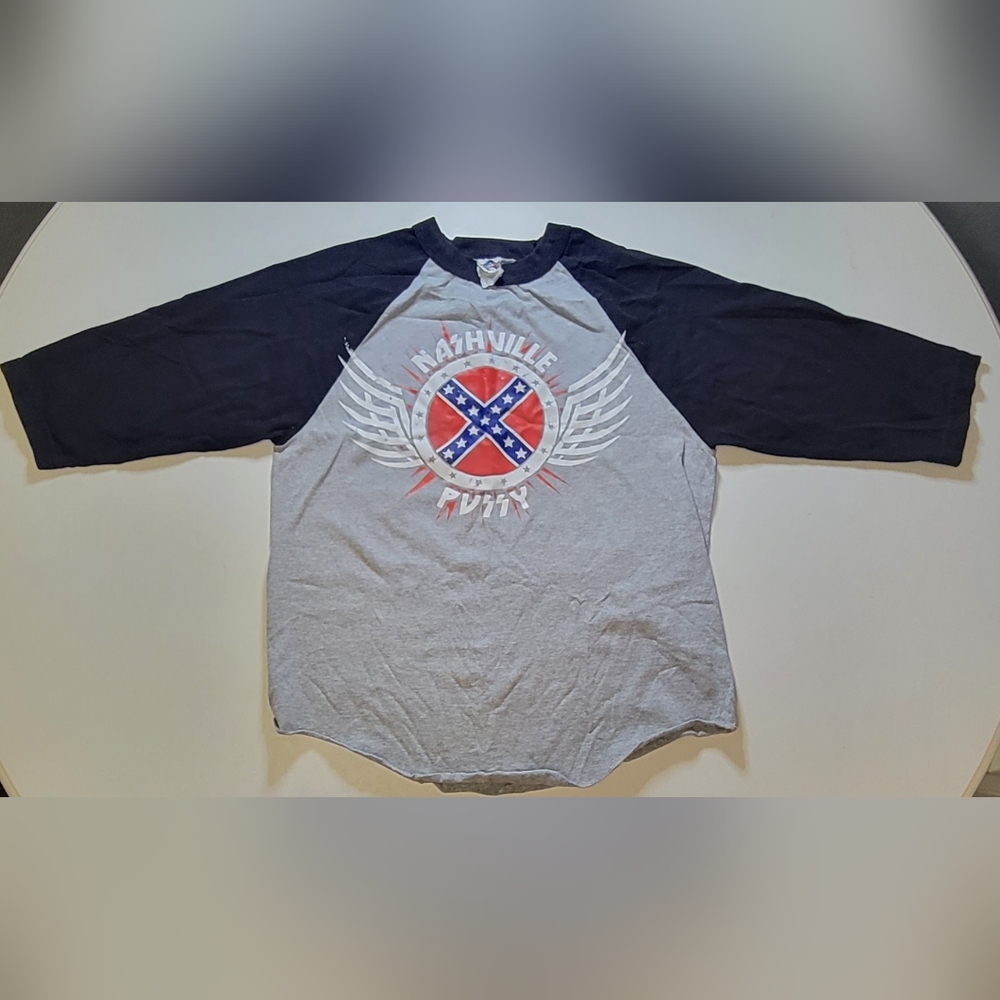 🎵NASHVILLE P😻SSY🎵 3/4 length sleeve tee